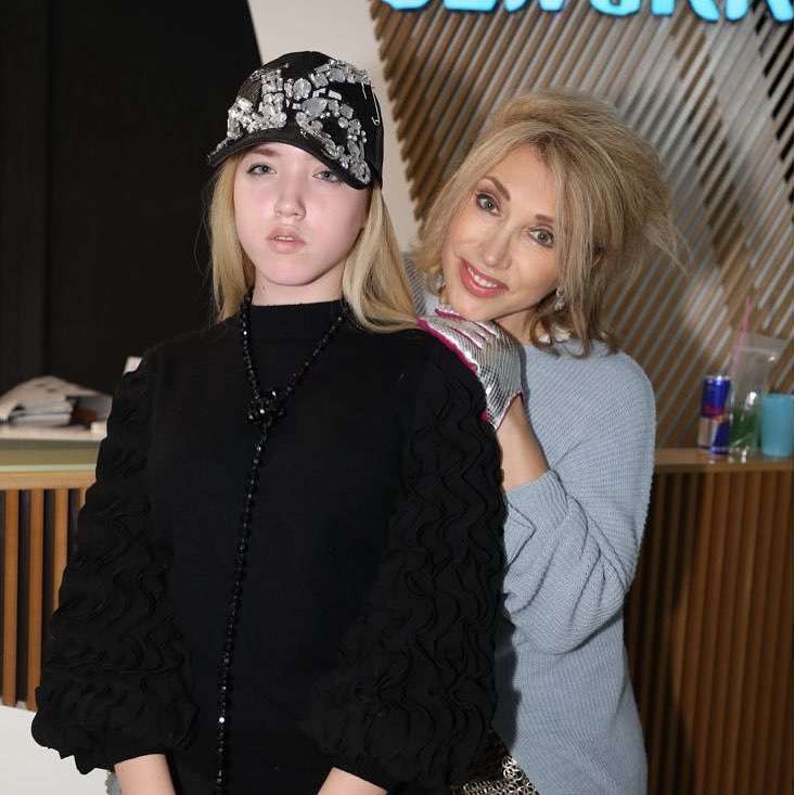 Елена Воробей с дочерью Соней