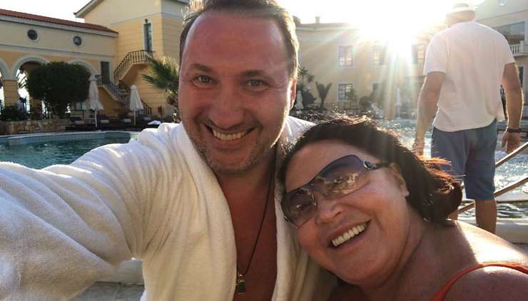 Надежда Бабкина с сыном Даниилом