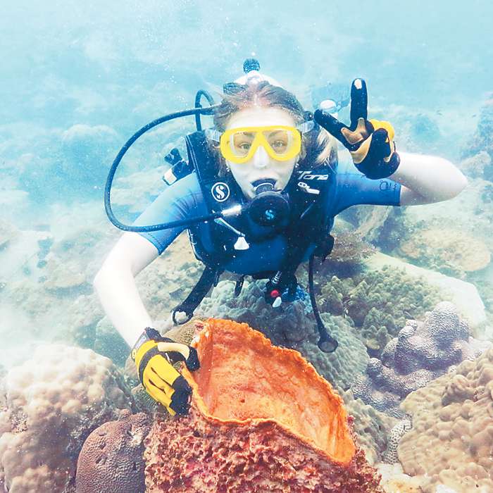 Олеся называет себя осторожной девушкой, но иногда все же позволяет себе немного экстрима на отдыхе