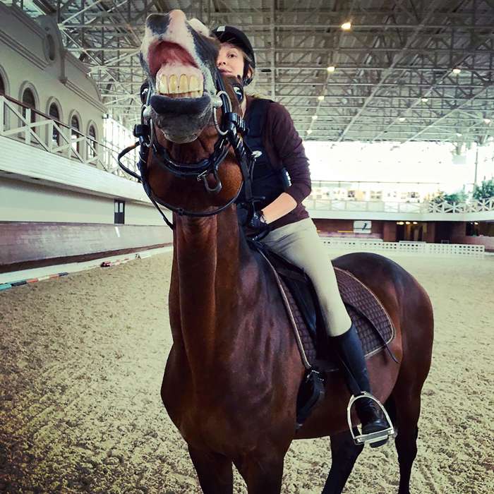 Конный спорт – одно из любимых хобби Елены