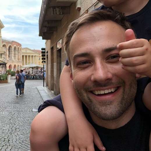 Дмитрий Шепелев с сыном