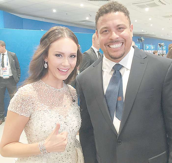 Аида Гарифуллина и Роналду