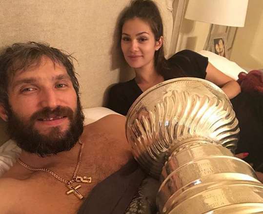 Анастасия Шубская и Александр Овечкин