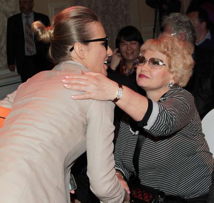 Людмила Нарусова и Ксения Собчак