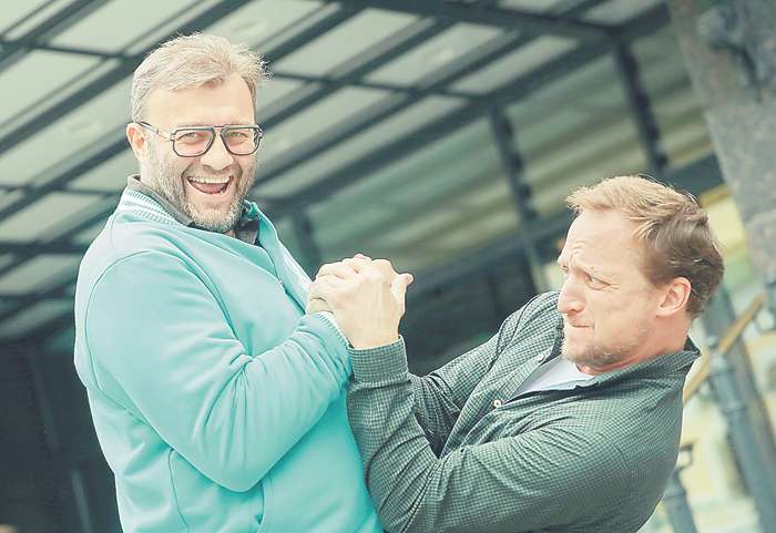 Михаил Пореченков и Владимир Мишуков