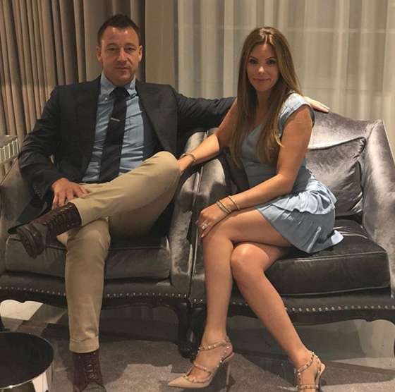 Джон Терри с женой