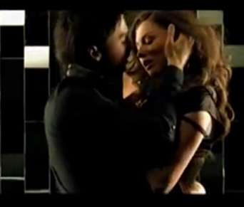 Сергей Лазарев с Екатериной Герун на съемках