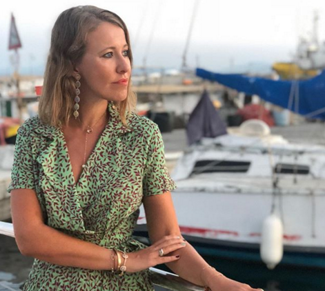 «Время перемен»: Собчак засняли в свадебном платье‍