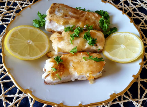 Филе трески в белковом кляре