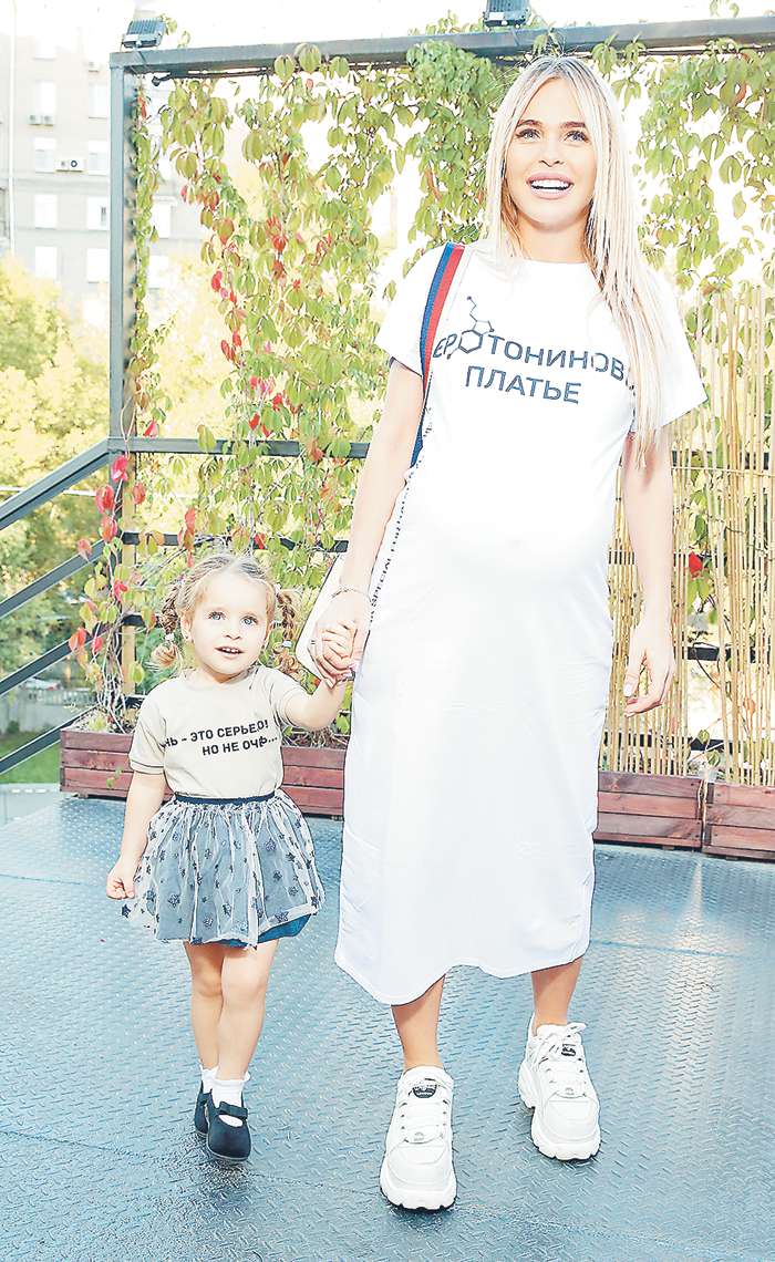 Анна Хилькевич с дочерью