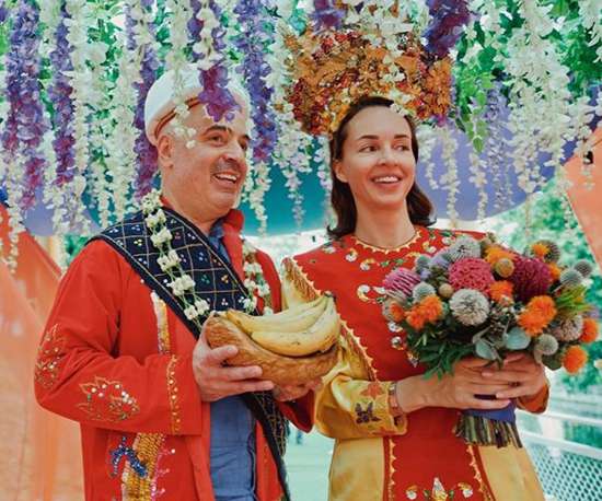 Михаил Грушевский с женой Евгенией