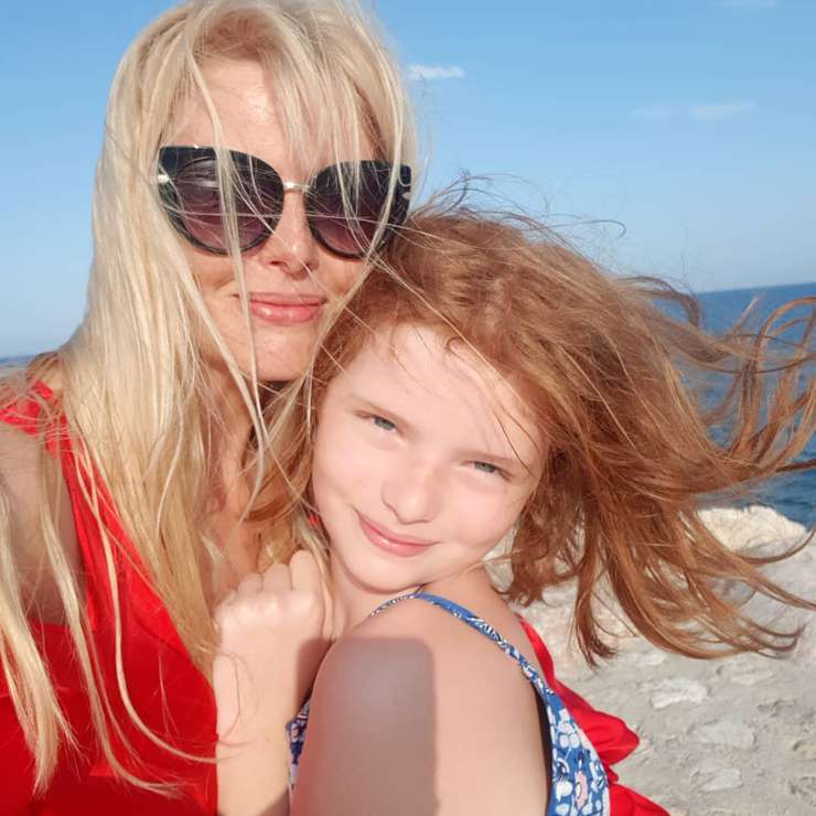 Анна Чурина с дочерью Ксенией