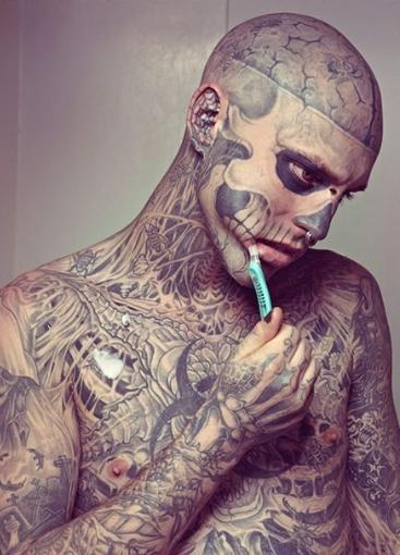 Тату-модель Zombie Boy найден мертвым в Монреале