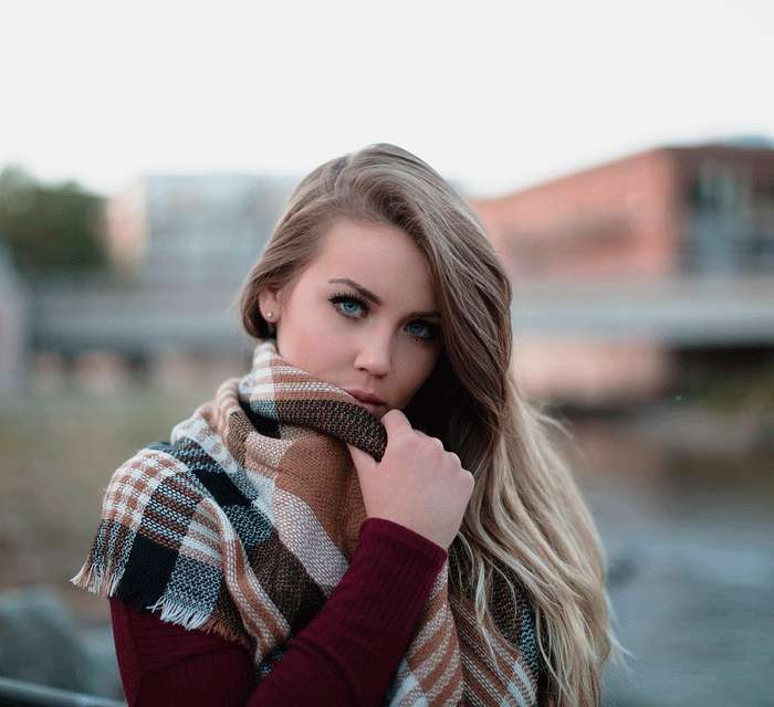 Женский шарф - очень женственный аксессуар