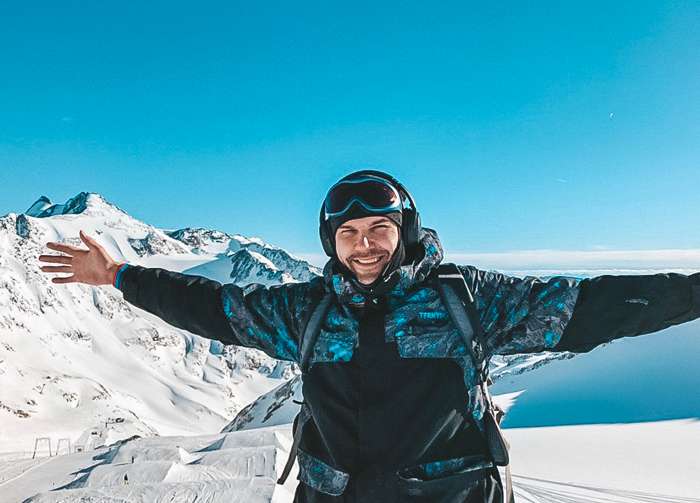 Александр Балыков в горах