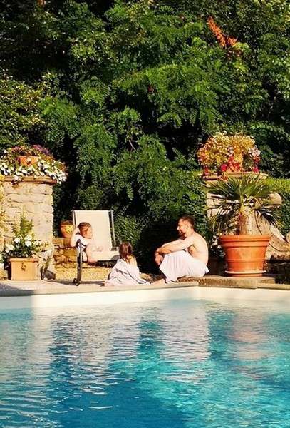 Шепелев с детьми в Италии Шепелев с детьми в Италии