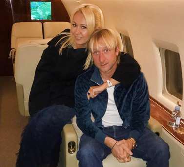 Яна Рудковская и Евгений Плющенко