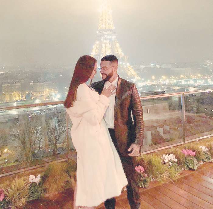 Анастасия Решетова и Тимати в Париже