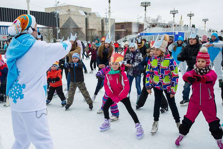 На ВДНХ работает целый "Город зимы" На ВДНХ работает целый Город зимы