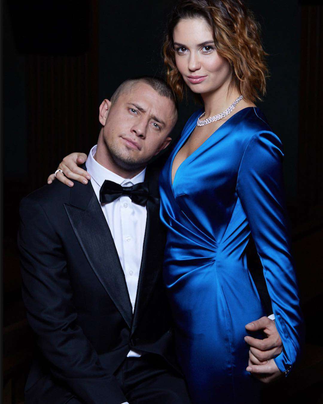 Павел Прилучный и Агата Муцениеце