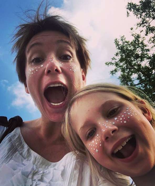 Чулпан Хаматова с дочерью