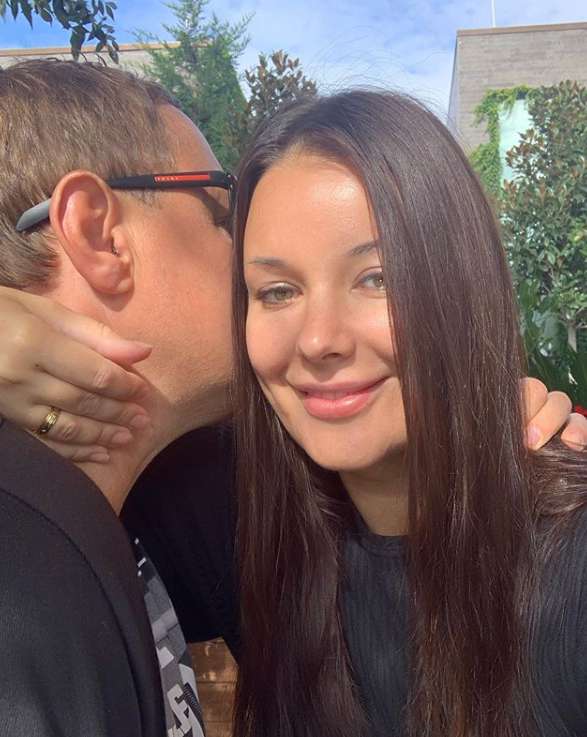 Оксана Федорова с мужем