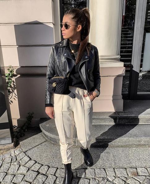 Кожа и мех: выбираем наряды для этой осени