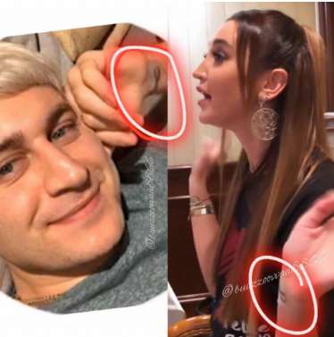 У Ольги Бузовой и блогера Давида Манукяна одинаковые тату