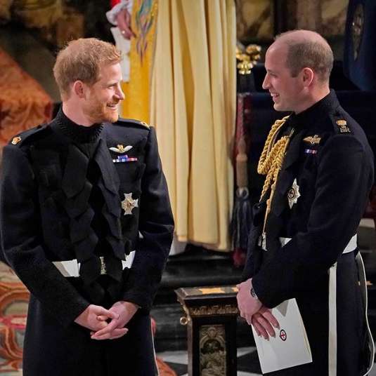 Принцы Гарри и Уильям