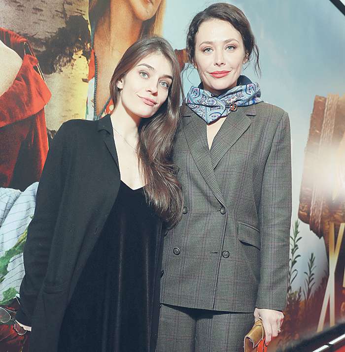Екатерина Волкова с дочерью