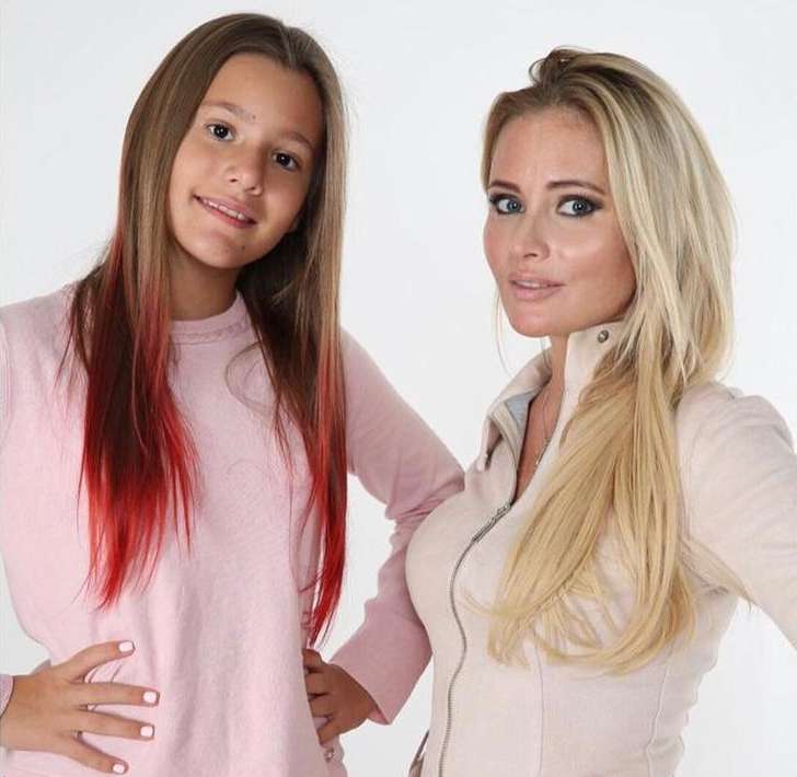 Дана Борисова с дочерью Полиной