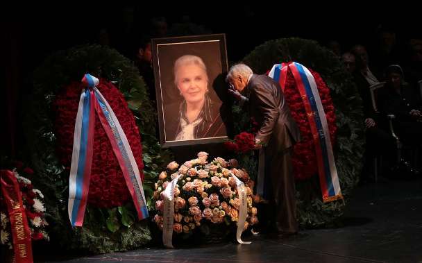 Прощание с Элиной Быстрицкой