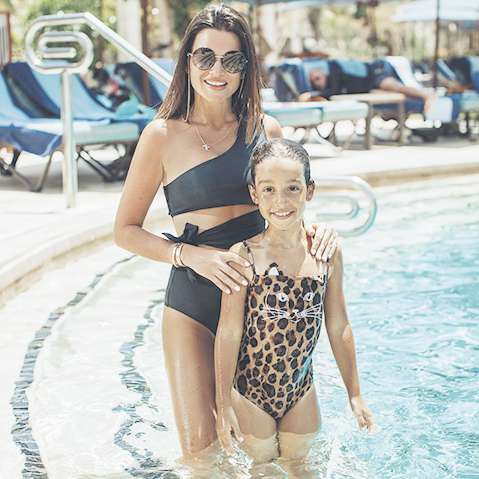 Ксения Бородина со старшей дочерью