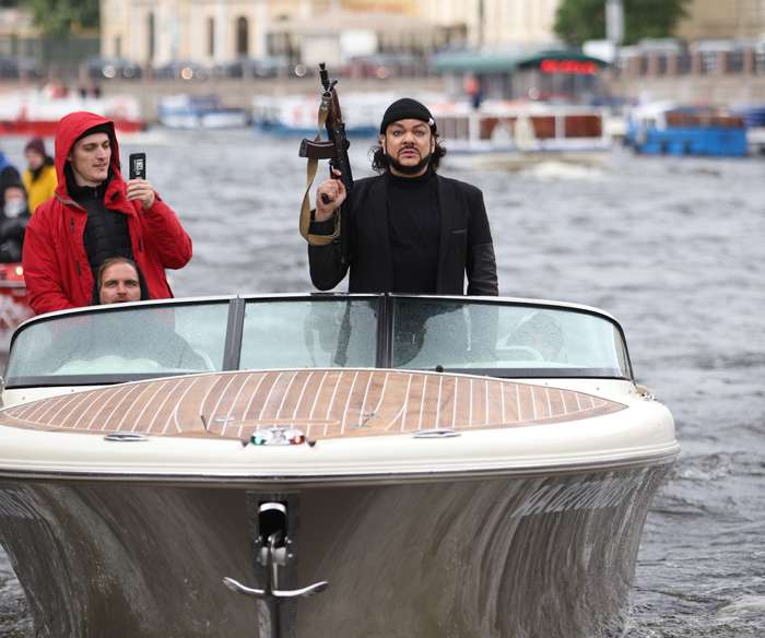 Филипп Киркоров на съемках нового клипа