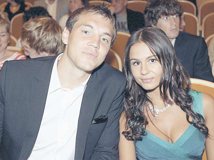 С супругой Кристиной Орловой