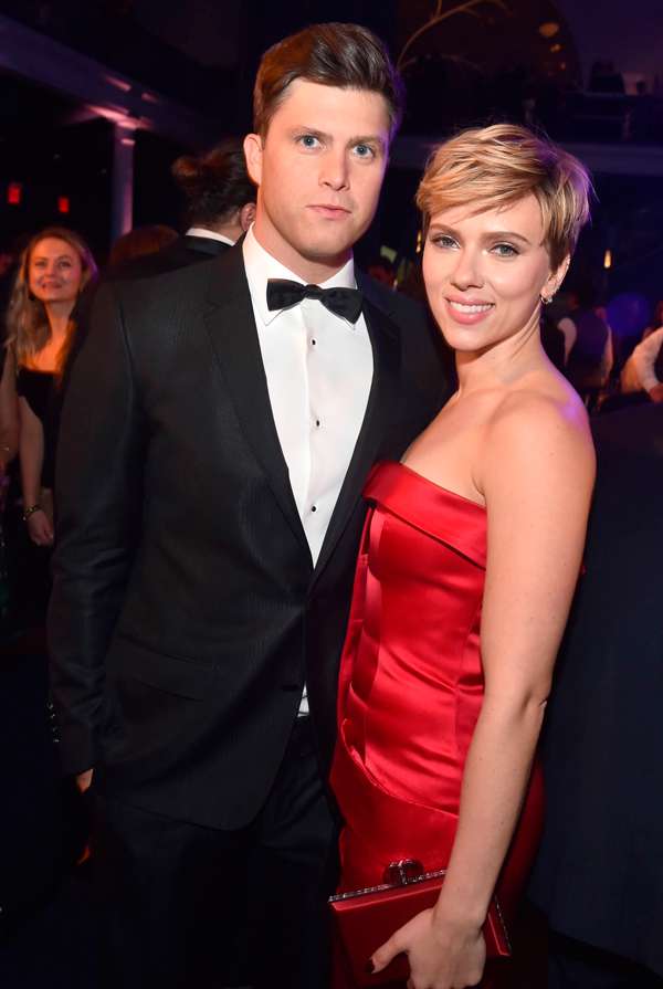 Скарлетт Йоханссон и Коллин Йост впервые вместе вышли в свет в ноябре 2017 года