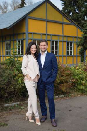 Анна Пескова с мужем