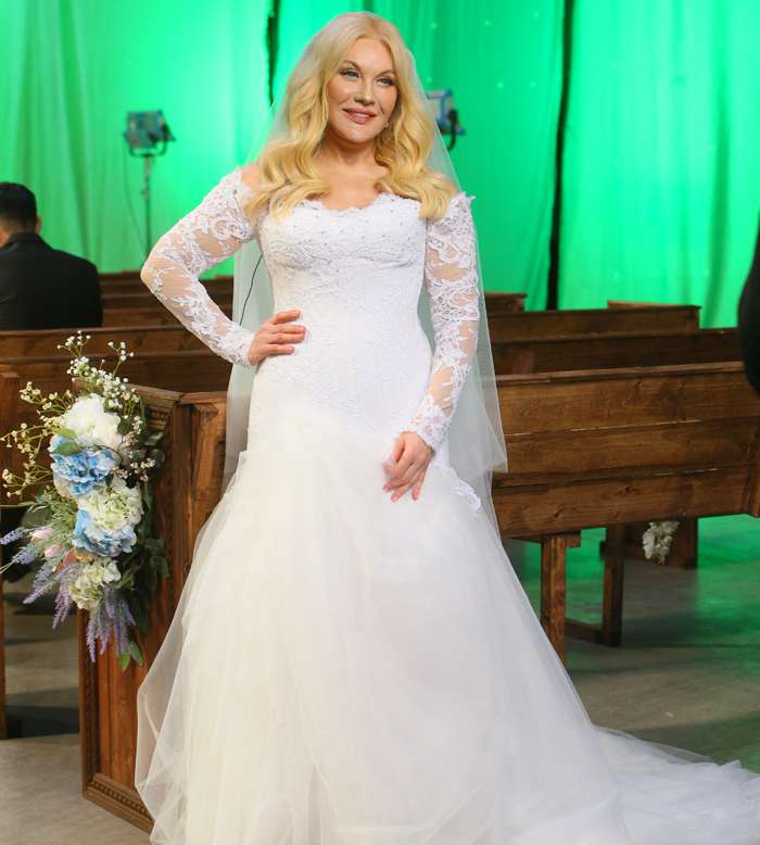 Таисия Повалий примерила свадебное платье на съемках нового клипа