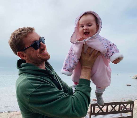 Кирилл Кяро с дочкой