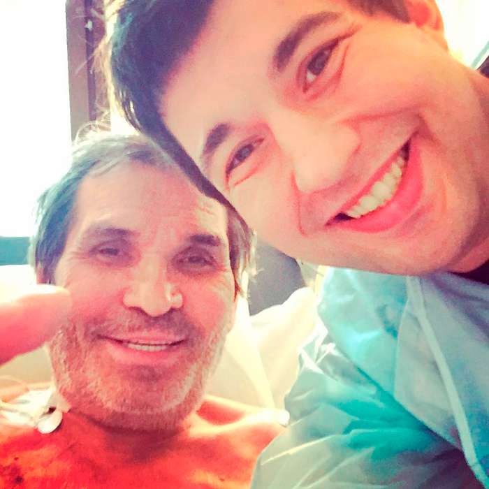 Бари Алибасов с сыном