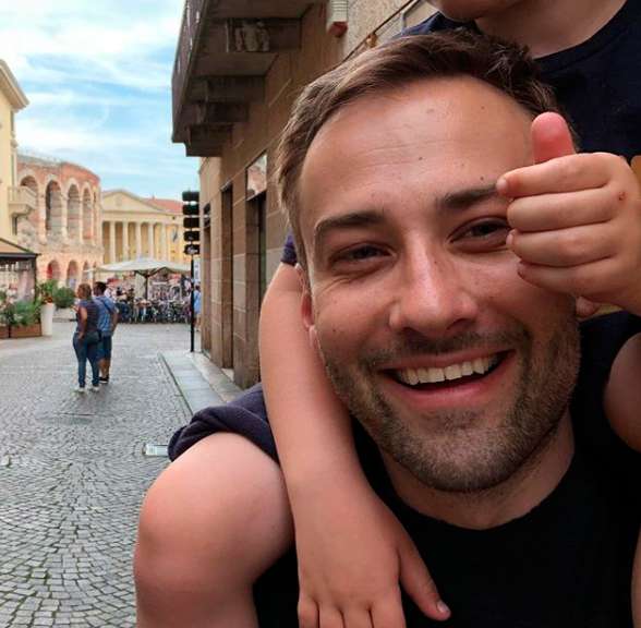 Дмитрий Шепелев с сыном Платоном