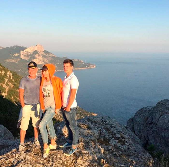 Семья Газмановых в Крыму Семья Газмановых в Крыму