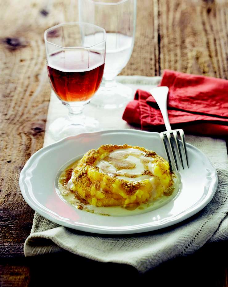 попробуйте поленту - изысканное местное блюдо