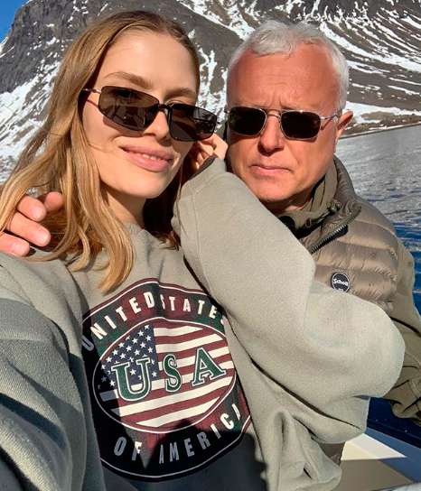 Елена Перминова с мужем