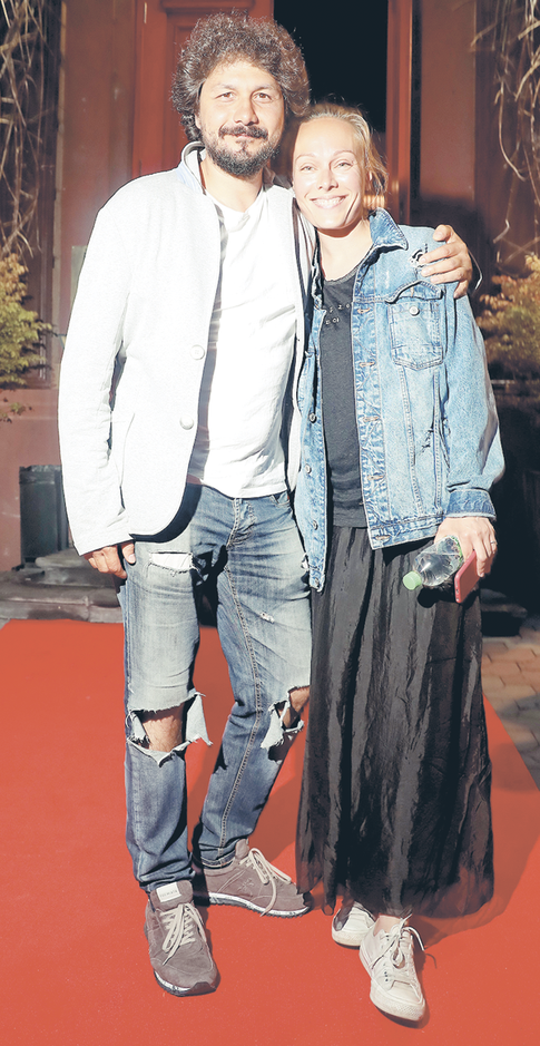 Парный выход: Ольга Ломоносова и Павел Сафонов