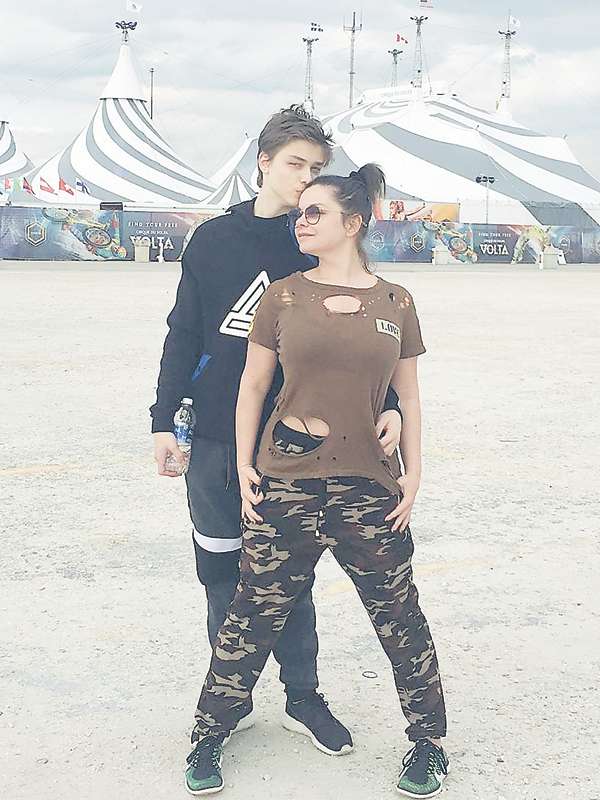 Наташа с сыном Архипом