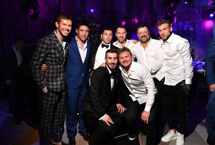 Сослан Джанаев и Кристина Черчесова с размахом отметили свадьбу