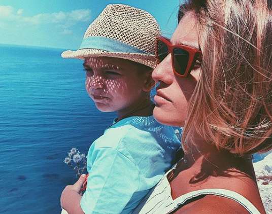 Нино Нинидзе с сыном