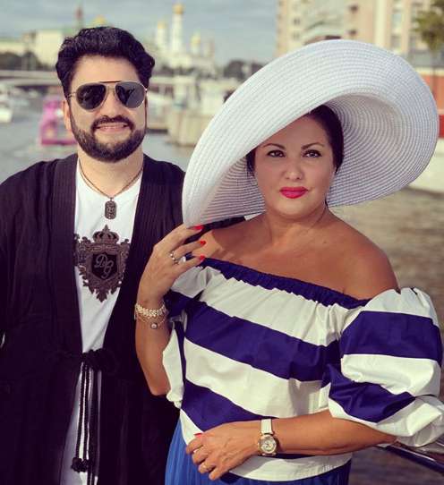 Анна Нетребко с мужем