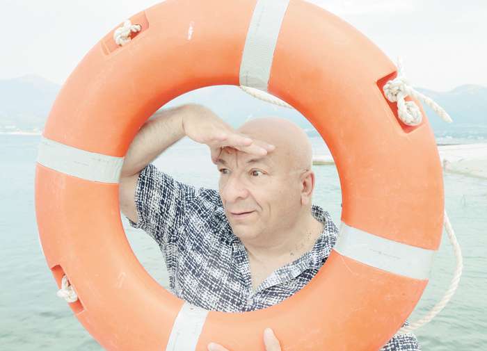 Михаил Багдасаров почти не уходил с пляжа и успел за короткое время получить прекрасный загар
